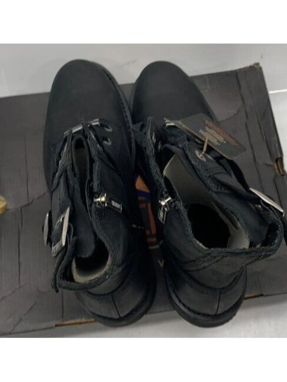 Harley-Davidson Mens Ranger Leather Motorcycle Boots Biker Riding New w/Box 12